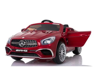 12 volts mercedes SL65 bordeau métal , voiture électrique pour enfant 12 volts 