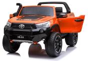 24 volts Toyota HILUX 180 watts luxe orange peinture metal  voiture enfant lectrique