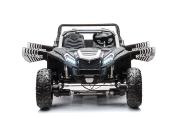 24 volts RSX 600 watts buggy voiture enfant électrique 4 places A033 blanc 2023