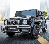 24 volts G63 MAXI  AMG 240 watts voiture enfant électrique Mercedes 2 places  noir metalisee