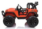 24 volts Jeep 4x4 style Wrangler LUXE orange 400 watt voiture electrique enfant JC666