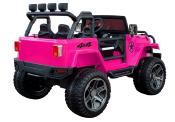 12 volts Jeep 4x4 style Wrangler LUXE rose 180 watt voiture electrique enfant WXE