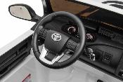 24 volts Toyota HILUX 240 watts luxe blanc voiture enfant electrique 2023