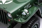12 volts Jeep Willys 140 watts vert army voiture enfant electrique  2023