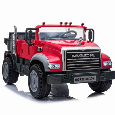 2x12 volts MACK TRUCK 90 watts camion enfant électrique avec benne