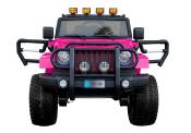 12 volts Jeep 4x4 style Wrangler LUXE rose 180 watt voiture electrique enfant WXE