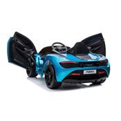 12 volts MC LAREN 720 s  90 watts Bleu Métal  voiture enfant électrique