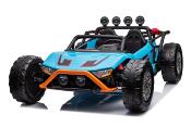 24 VOLTS BEACH BUGGY racing 400 watts bleu voiture enfant électrique Js3168 