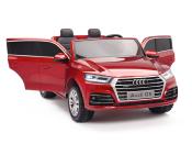 2x12 volts Q5 QUATTRO TFSI 180 watts MP4 Bordeaux voiture enfant électrique Audi