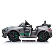 12 volts GT4 AMG SPORTS leds MP4 voiture enfant électrique GRIS METAL  2023* 