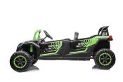 24 volts RSX 600 watts buggy voiture enfant électrique 4 places A033 vert 2023