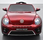 12 volts VW BEETLE DUNE cox  bordeau metal  voiture  enfant electrique 2023
