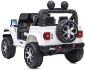 12 volts Jeep Wrangler Rubicon 180 watts BLANCHE voiture enfant electrique 2023