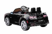 12 volts Chevrolet Camaro SS 6.2L V8  noir 90watts voiture enfant électrique 