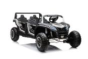 24 volts RSX 600 watts buggy voiture enfant électrique 4 places A033 blanc 2023