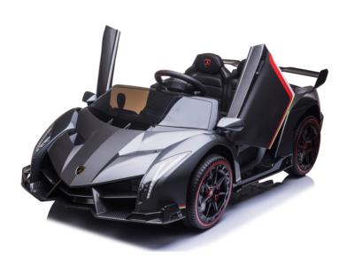 12 volts Lamborghini  VENENO 180 watts  voiture enfant électrique noire 2023