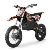 60 volts XTREM NRJ LITHIUM 100 amperes moto électrique cross 2000 WATTS 14/12 orange