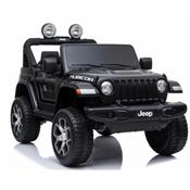 12 volts Jeep Wrangler Rubicon MP4 90 watts noir voiture enfant electrique 2024