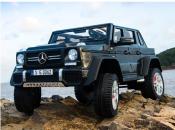 24 volts Mercedes MAYBACH G650 S voiture enfant électrique 2 pl noir metal