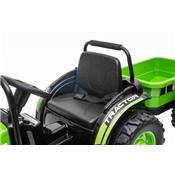 12 volts POWER  tracteur electrique pour enfant avec remorque et telecommande vert 2023