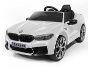 24 volts BMW  M5 200 watts  voiture enfant électrique  blanche DRIFT 2023