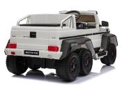 12 volts Mercedes AMG G63 270 watts blanc 6x moteurs 2 places voiture enfant electrique