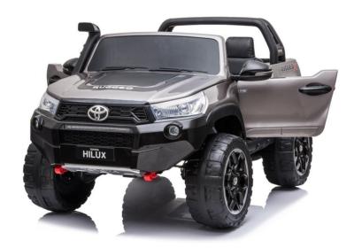 24 volts Toyota HILUX 240 watts luxe gris peinture metal  voiture enfant électrique 2023