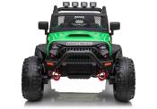 24 volts Jeep 4x4 style Wrangler LUXE Vert 400 watt voiture electrique enfant JC666