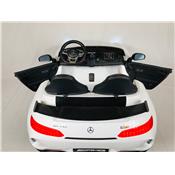 12 volts GTR ROADSTER AMG 90 watts  blanc voiture enfant électrique Mercedes 2 places*