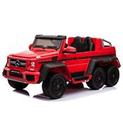 12 volts G63 AMG 6x6 180 watts rouge voiture enfant électrique 2 places 4x moteurs