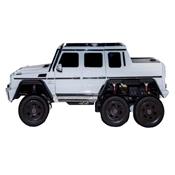 12 volts Mercedes AMG G63 270 watts blanc 6x moteurs 2 places voiture enfant electrique