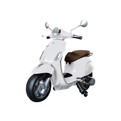 12 volts Vespa Primavera PIAGGIO scooter enfant électrique blanc