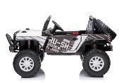 24 volts Jeep 4x4 style Raptor LUXE blanc 300 watt voiture electrique enfant 2023 