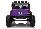 24 volts Jeep 4x4 style Wrangler LUXE bleu métal 400 watt voiture electrique enfant JC666