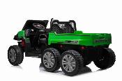 24 volts tracteur jeep UTV 400 watts enfant Gattozz avec benne basculante  vert 2023