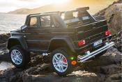 24 volts Mercedes MAYBACH G650 S voiture enfant électrique 2 pl noir metal