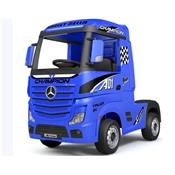 2x 12 volts  ACTROS 180 watts camion enfant lectrique  bleu