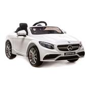 12 volts S63 LUXE blanche voiture enfant électrique Mercedes