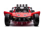 24 VOLTS BEACH BUGGY racing 400 watts rouge voiture enfant électrique Js3168 