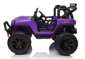 24 volts Jeep 4x4 style Wrangler LUXE Violet 400 watt voiture electrique enfant JC666