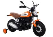 12 Volts DUCATI style MONSTRO orange moto enfant electrique 