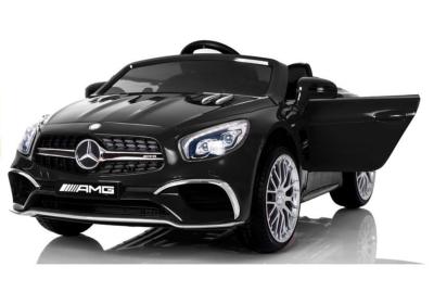 12 volts mercedes SL65 noir métal , voiture électrique pour enfant 12 volts 