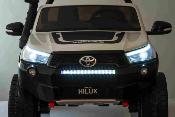 24 volts Toyota HILUX 240 watts luxe gris peinture metal  voiture enfant électrique 2023