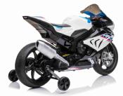 12 volts HP4 S1000 RR race blanche moto enfant électrique BMW 2023