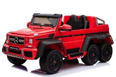 12 volts Mercedes AMG G63 270 watts ROUGE 6x moteurs 2 places voiture enfant electrique